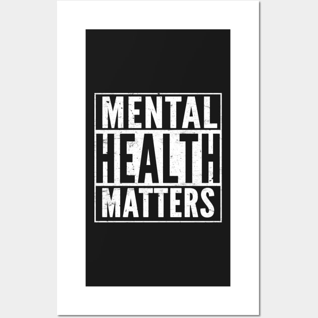 Mental health matters - Mental Wellbeing Wall Art by Photomisak72